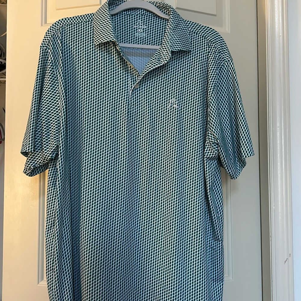 Rhoback golf polo shirt XL map of Ireland